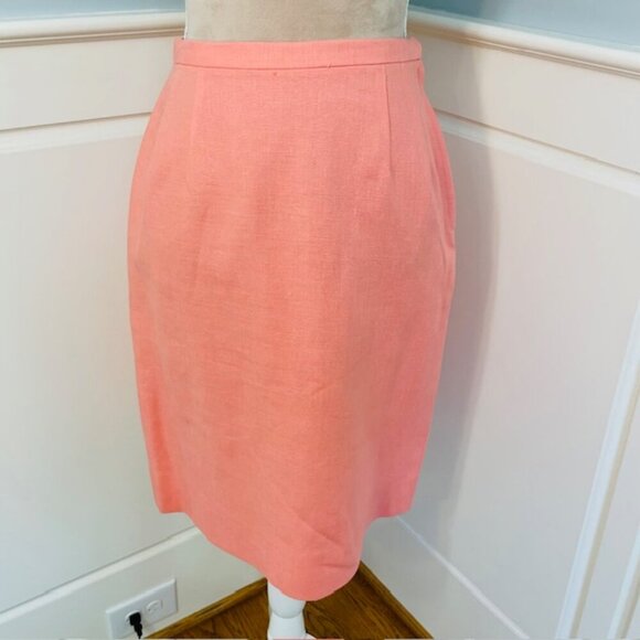 Vintage 1960's Jackie O Moygashel Irish Linen Skirt Suit Small - Picture 9 of 14